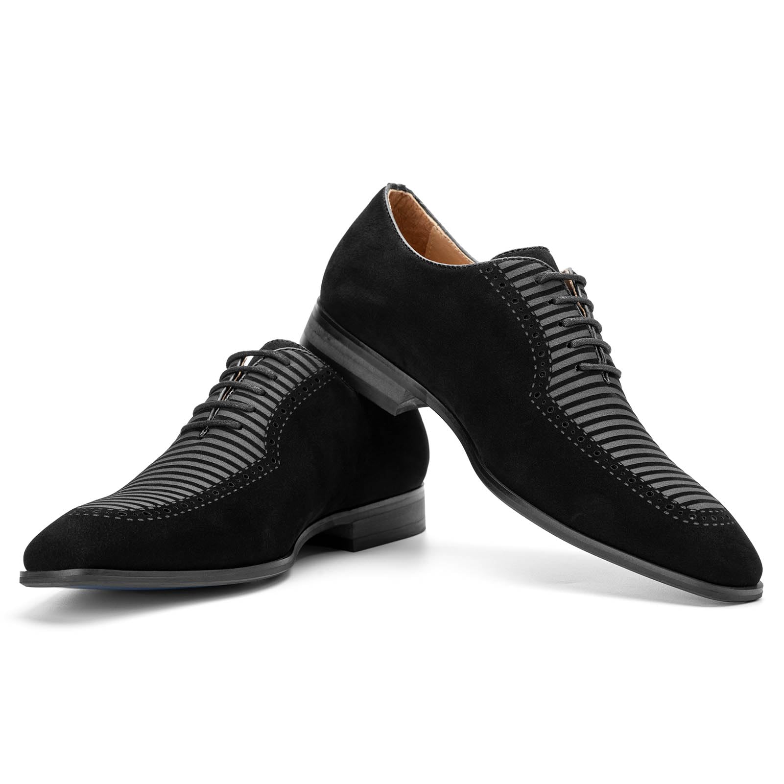 Mens Oxford Shoes Mens Casual Dress Shoes Lace Up Fashion Shoes Formal Black 16