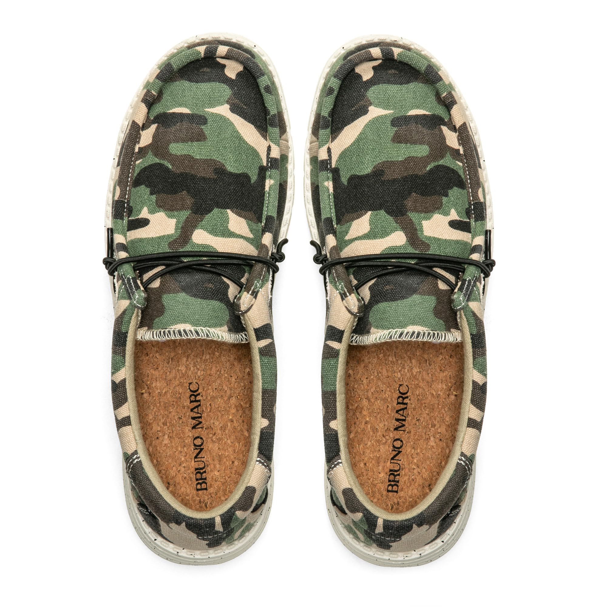 Men's Casual Slip-on Loafers Stretch Shoes 1.0 Camo/Green